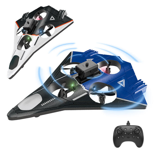 AiJH Obstacle Avoidance RC Plane Altitude Hold 360° Flip Airplane Rough Play Tested Batteries Fly Toy Jet RC Plane