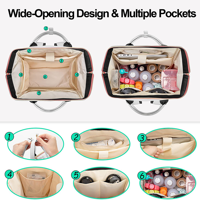 product-750-750 Nurse Bag for Work Supplies, Nurse Backpack with Laptop Sleeve for Home Care Nurse, Medical Students and More