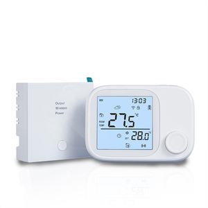 Thermostat sans fil RF WiFi pour chaudière à gaz, <span class=keywords><strong>chauffage</strong></span> au sol, contrôleur de température programmable intelligent Tuya avec Alice Alexa - Product Image 1