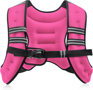 Chaleco con Peso, 6lbs-20lbs, con Franjas Reflectantes, Apto para Entrenamiento de Fuerza, Correr, Fitness y Pérdida de Peso. - Product Image 4