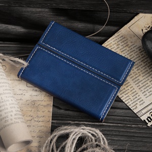 Porte-cartes en cuir synthétique personnalisé de qualité supérieure, gravable au laser, pour hôtel, restaurant, cadeau - Product Image 5
