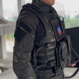 Chaleco ligero de doble seguridad OEM Colete Tatico Chaleco táctico Modular táctico Molle portador de placa Chaleco táctico balístico - Product Image 2