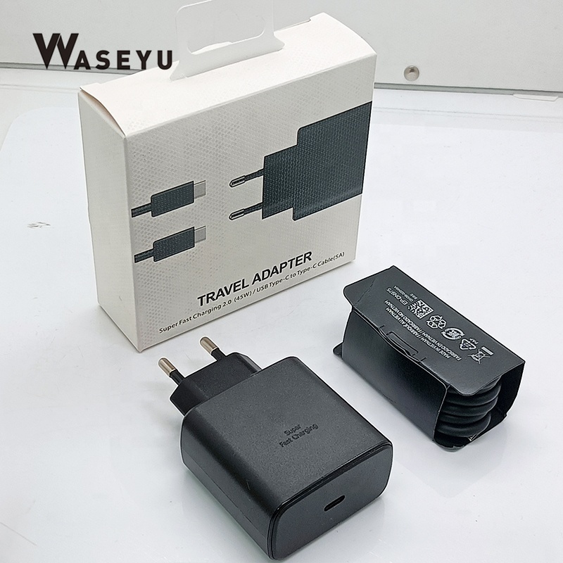 สีดำ, ปลั๊ก EU 45W + สาย c-c + กล่อง