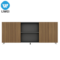 Armoire de classement de bureau moderne en mélamine LIWEI, durable, écologique, mobilier de rangement commercial