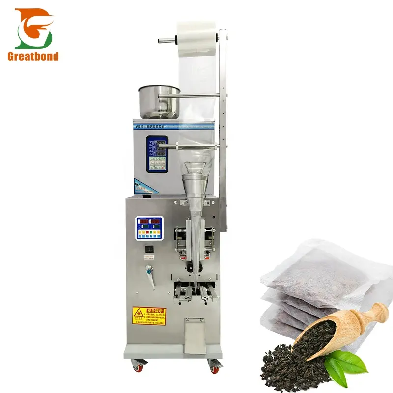 Factory Price Automatic Three-sided Sealing Spice Coffee Tea Cereals Grains Food Bag Powder Filling Weight Packaging Machine