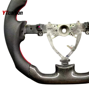 Volant de course personnalisé en fibre de carbone véritable YTcarbon pour <span class=keywords><strong>Megane</strong></span> <span class=keywords><strong>CC</strong></span> <span class=keywords><strong>GT</strong></span> RS MK1 95-04, accessoires intérieurs de voiture, pièces automobiles - Product Image 6