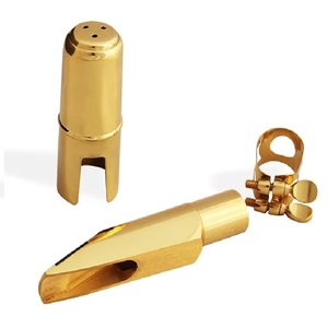 <span class=keywords><strong>Boquilla</strong></span> de metal laca dorada profesional <span class=keywords><strong>para</strong></span> saxofón alto tenor <span class=keywords><strong>soprano</strong></span> <span class=keywords><strong>para</strong></span> todos los jugadores - Product Image 2