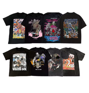 Camiseta Vintage con Logotipo Personalizado y Lavado Ácido |   Camiseta Extra Grande para Hombre, 100% Algodón Grueso |   Camiseta Blanca para Impresión DTG/DTF - Product Image 2