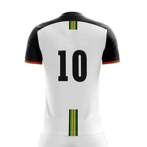 Custom Logo Printed Sublimation Short Sleeves Soccer Uniform Customizable Lightweight Breathable Soccer Uniform Set - Product Image 4