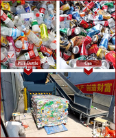Presse à balleuses verticale hydraulique pour le compactage des bouteilles en plastique PET dans les installations de recyclage des déchets