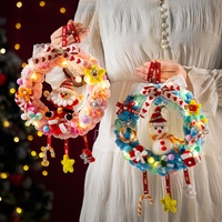 Guirlande de Noël en chenille lumineuse, ornement suspendu, décoration de sapin de Noël DIY