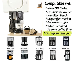Panier-filtre de remplacement écologique pour cafetière <span class=keywords><strong>Cuisinart</strong></span> Filtre à <span class=keywords><strong>café</strong></span> permanent durable de haute qualité - Product Image 2