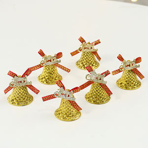 Décoration de Noël en gros 4.5cm petite taille suspendus ornements de cloche de Noël en plastique - Product Image 3