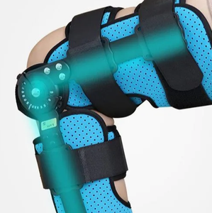 Supporto per Ginocchio con Cerniera Regolabile, Tutore per Articolazione del Ginocchio per Recupero da Infortuni Sportivi, Stabilizzazione Articolare, <span class=keywords><strong>Protezione</strong></span> del Menisco - Product Image 6