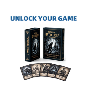 Boîte rigide carrée en carton recyclé texturé gaufré, design unique REACH, écologique, pour familles, communautés, clubs, <span class=keywords><strong>Loup</strong></span>-<span class=keywords><strong>garou</strong></span> - Product Image 2