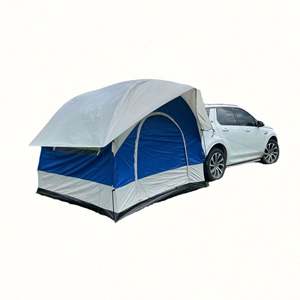 Tente familiale pliante pop-up pour 4 personnes, pour camping extérieur, petite remorque de garage, à fixer au hayon de voiture, du fabricant - Product Image 1
