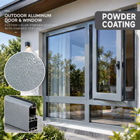 Revêtement en poudre électrostatique argenté froissé RAL7040 personnalisé pour la peinture d'appareils électroménagers