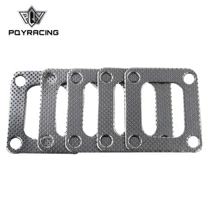 Juego de 5 Juntas de Admisión de Aluminio Poyracing para Turbo T2 T25 T28, Color Plateado - Product Image 1