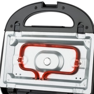 Piastra Multifunzione Rimovibile in Acciaio Inox Antiaderente, 750W, per Colazione, Ciambelle, Waffle e Panini - Product Image 5