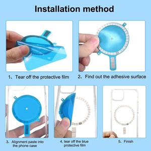 טבעת מגנטית חדשה מסוג Magsafe לשנת <span class=keywords><strong>2026</strong></span>, מגנט ניאודימיום, התאמה אישית של עובי לטעינה אלחוטית של טלפון וארנק - Product Image 5