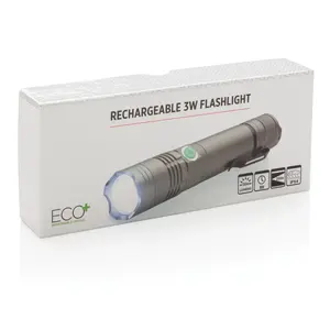 <b>Flashlight</b> 3W <b>rechargeable</b> <b>flashlight</b> custom gadgets - Product Image 3