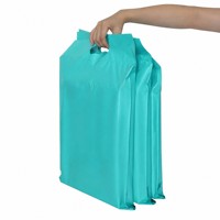 Bolsas de Correo Transparentes de PE de 120 Micras, Impermeables, con Asa, Perforadas para Fácil Apertura, Tira Autoadhesiva, Personalizables