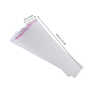 Clear Long Self Adhesive Sealing Cello Bags Thick Plastic OPP Bags for <strong>Chocolate</strong> <strong>Pretzel</strong> - Product Image 2