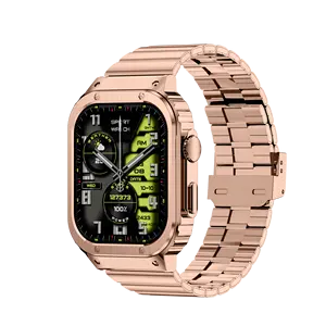 Moda feminina relógios inteligentes aw33 aço inoxidável Fitness Sleep Monitor s9 ultra série 9 smart watch hombre para as mulheres