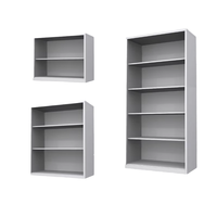 Meilleures ventes : Armoire de classement métallique verrouillable, pliable, réglable, autoportante, moderne, écologique, avec porte en verre, pour solution de rangement de bureau
