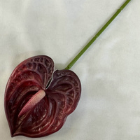 GOG350 Anthurium Real Touch Latex Flowers Colorful Wholesale Set pour la maison Mariage Pâques Noël & Retour à l'école Décorations