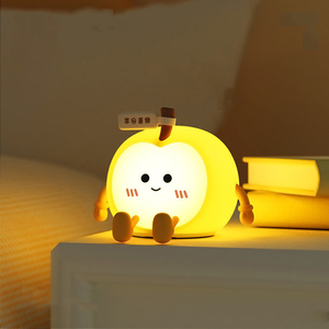 Vente chaude fruits Silicone <span class=keywords><strong>veilleuse</strong></span> chambre charge minuterie tactile lumière cadeau pour créer mère et bébé sommeil <span class=keywords><strong>veilleuse</strong></span> - Product Image 1
