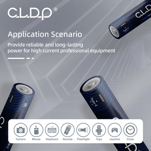 Batterie <span class=keywords><strong>rechargeable</strong></span> <span class=keywords><strong>AAA</strong></span> 1,6 V Ni-Zn personnalisée avec logo, port USB et Type C, 500 mWh, certifiée CB CE RoHS - Product Image 4