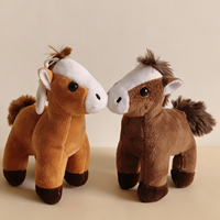 Porte-clés en peluche, poupée de machine à attraper, vente en gros, petit âne en peluche, cheval en peluche, jouets en peluche, porte-clés en peluche kawaii, jouets