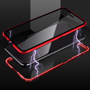 กระจกใสอลูมิเนียมแม่เหล็กกระจกนิรภัยกรอบป้องกันสอง<span class=keywords><strong>ด้าน</strong></span>สำหรับ Iphone <span class=keywords><strong>11</strong></span> Pro Max Case - Product Image 2