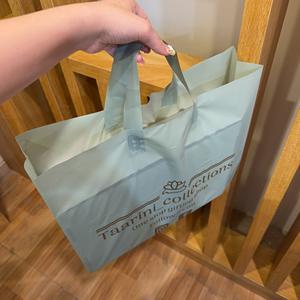 Bolsa de Plástico con Logotipo Personalizado, Bolsa de Compras con Refuerzo Lateral para Pequeñas Empresas, Bolsa de Regalo para Ropa y Zapatos - Product Image 6