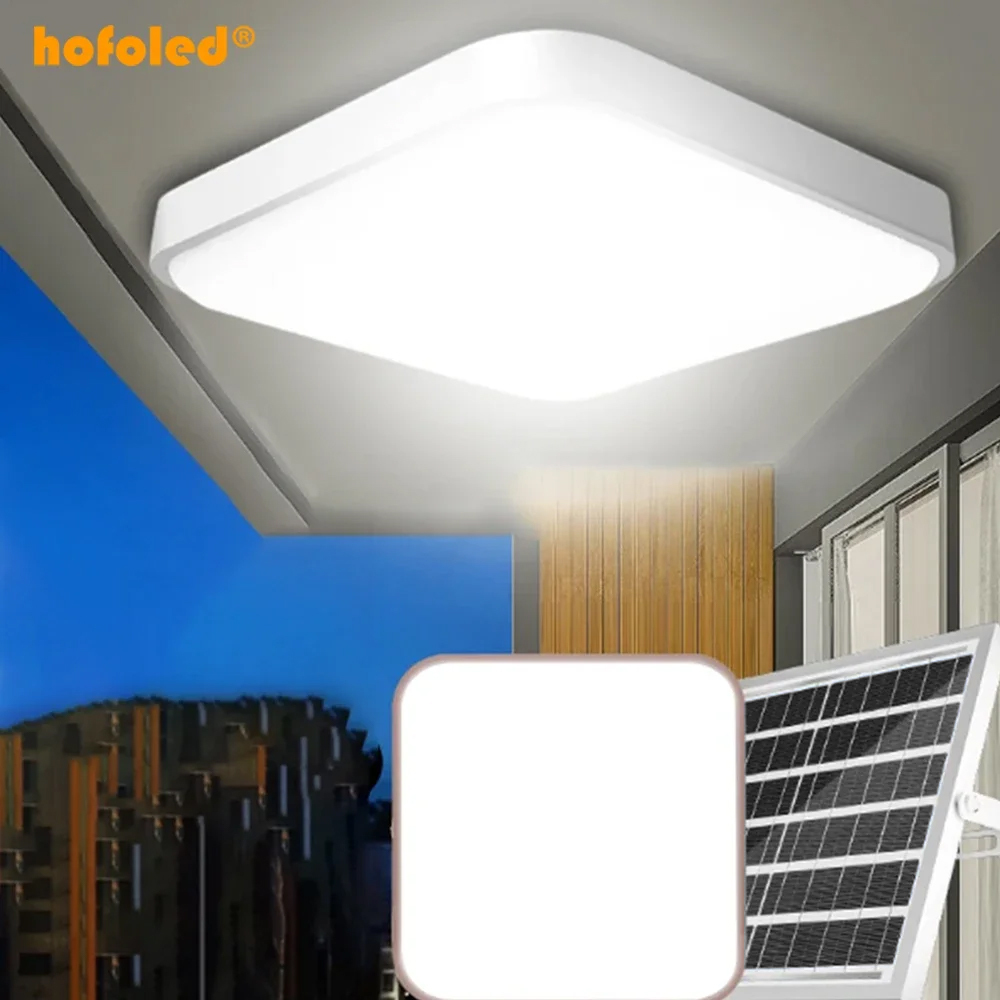 Wholesale Price Remote Control Solar Lamps Indoor 50W 100W 150W Solar Ceiling Light