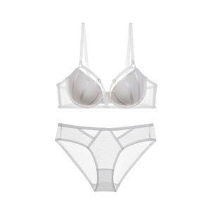 Vente en gros de sous-vêtements pour femmes : Culottes transparentes sexy et ensembles de lingerie sexy avec soutien-gorge push-up - Product Image 6