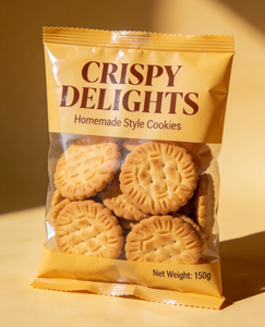 Wholesale Custom Printing Logo Food Grade Plastic Cookie Snack Packaging Bags Moisture Proof Stand up Pouch with Ziplock Bag - Product Image 4