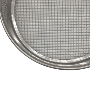 Tamis d'essai en fil d'acier inoxydable 304 à tissage uni XMD-200 - Diamètre 200 mm, ouverture 0,71 mm-0,3 mm pour filtres avec pliage - Product Image 3