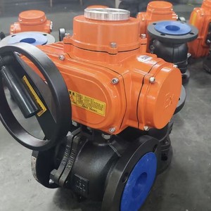 Válvula de Bola Eléctrica a Prueba de Explosiones Prcvf DN13 de Acero Inoxidable con Brida para Control de Flujo en la Industria Química - Product Image 2