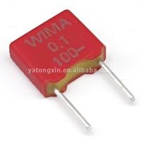 Condensateur audio à film FKS2 MKS2 100V 0.1UF 1000PF 1500PF 104J 63V 104K Fever, condensateur à film 100V 102J 152J P5mm Rouge Vert