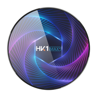 Nouvelle boîte TV Android 9.0 HK1 MAX Plus 4 Go de RAM 128 Go de ROM RK3368 Octa Core 4K 32 Go/64 Go Smart Set Top Box Double WiFi 2.4G/5Ghz HK1MAX