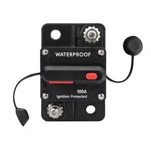 Автоматический автоматический выключатель 30/40/50/60/80/100/120/135/150/200/300A 12 В DC сброса, водонепроницаемый с рычагом сброса и кнопкой ручного прерывания - Product Image 2