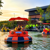 Bateau tamponneur électrique de conception la plus récente pour parc aquatique, jeu pour enfants et adultes