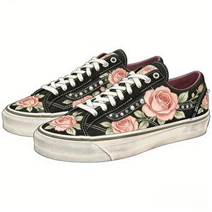 Zapatillas <span class=keywords><strong>de</strong></span> skate <span class=keywords><strong>de</strong></span> gamuza <span class=keywords><strong>de</strong></span> caña baja con estampado <span class=keywords><strong>de</strong></span> grafiti urbano y remaches estilo punk para hombre y mujer, zapatillas <span class=keywords><strong>de</strong></span> skate japonesas para niños - Product Image 3