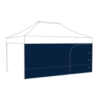 Auvent pliable de 12 pieds avec porte à double fermeture éclair, tente personnalisée imprimée, tente dôme pour restaurant, repas en plein air, glamping