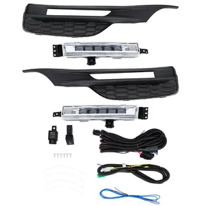 Luces antiniebla LED para parachoques delantero con cableado L + <span class=keywords><strong>R</strong></span> para Honda Accord 2016 2017 - Product Image 2