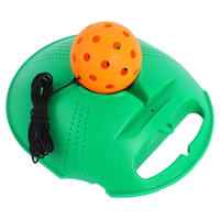 Outil d'entraînement de pickleball Solo : Planche de rebond avec 40 trous et corde à balles
