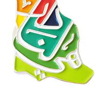 Badge nominatif en métal émaillé plaqué or, personnalisé et peint sur mesure, avec impression UV, aimant puissant, pour le Nouvel An chinois, vente en gros
