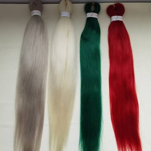 Cheveux synthétiques pour tresses de différents styles, cheveux pour tresses jumbo, fibres de permanente Yaki, tresses à l'eau chaude, cheveux faciles à tresser, Ez - Product Image 1